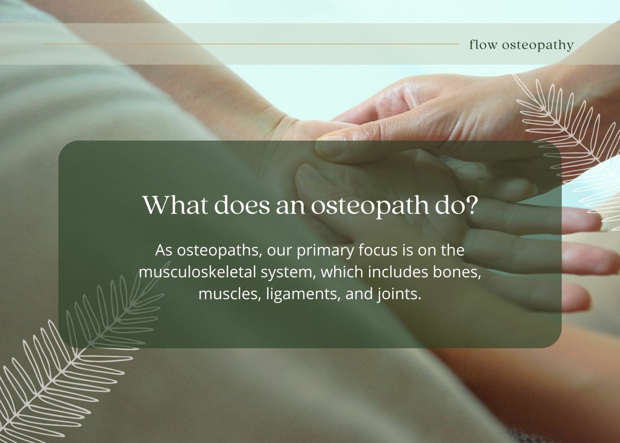 What Does An Osteopath Do? | Flow Osteopath Mitcham